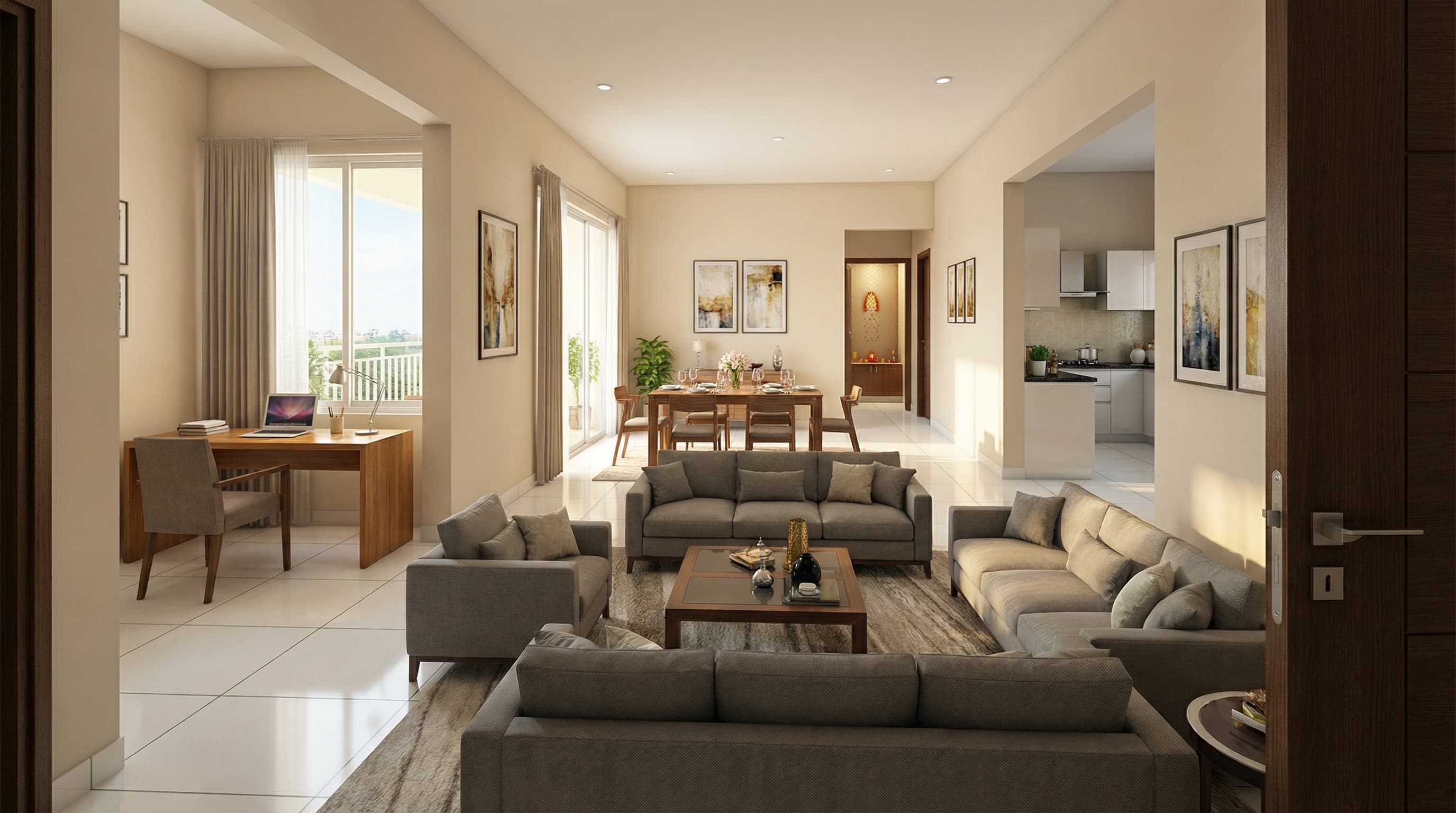 2.5 BHK Luxury Apartment in Windlass River Valley Kaveri, Dehradun | 1500 Sq Ft